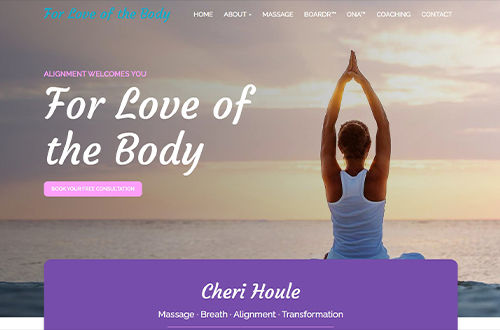 For Love of the Body Website
